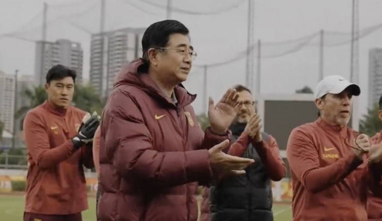 U20亞洲杯開賽在即，足協(xié)主席宋凱探班U20國(guó)青隊(duì)