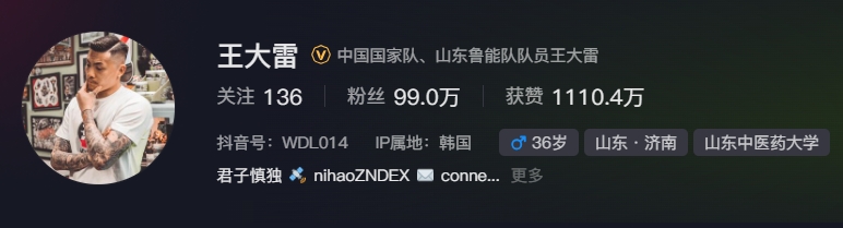  事出突然？泰山賽前幾小時亞冠退賽，王大雷社媒IP還顯示在韓國