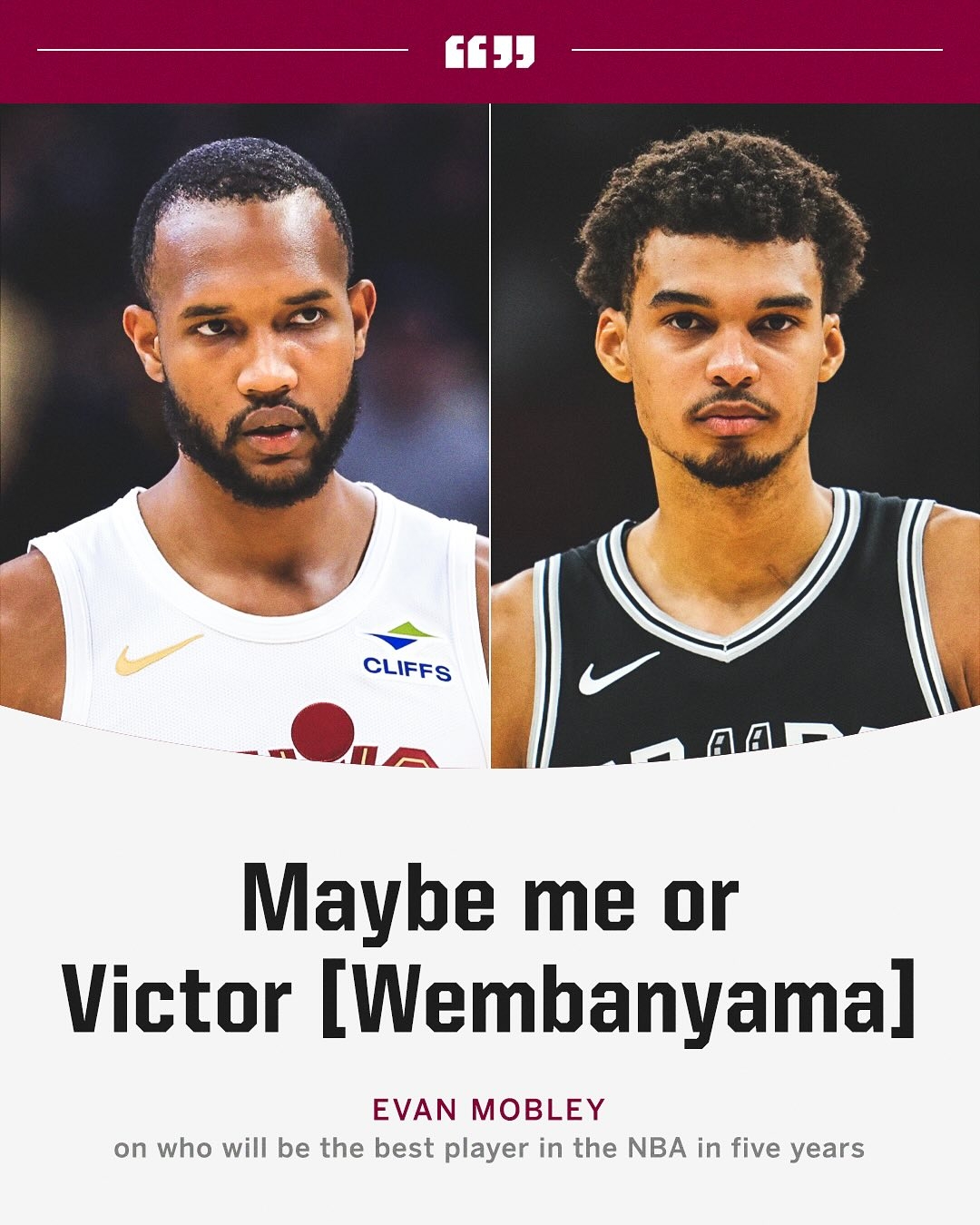  未來5年NBA最好的球員會是誰？莫布里：可能是我或者文班亞馬