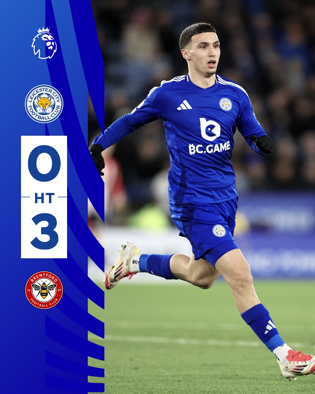  半場0-3！萊斯特若不進(jìn)球輸球，將主場6連敗0進(jìn)球創(chuàng)歷史最糟戰(zhàn)績