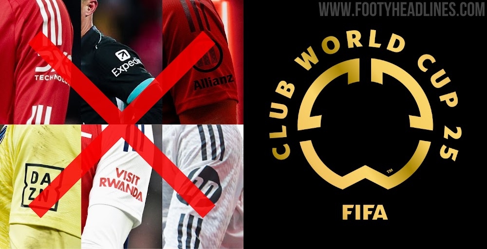 FIFA不允許世俱杯球隊有袖標贊助，需貼上世俱杯徽標