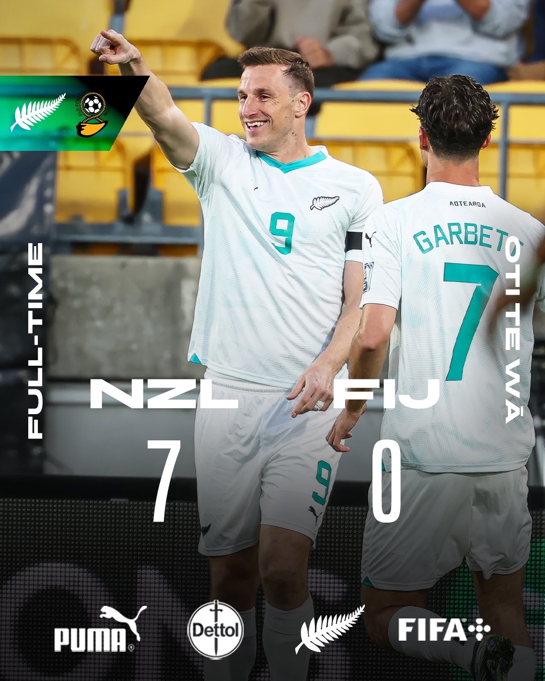  距世界杯一步之遙！新西蘭7-0進(jìn)大洋洲決賽，其FIFA排名高國足1位
