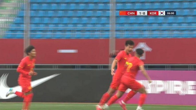  U22國(guó)足1-0韓國(guó)全場(chǎng)數(shù)據(jù)：控球率49%落后韓國(guó)，10射7正領(lǐng)先對(duì)手