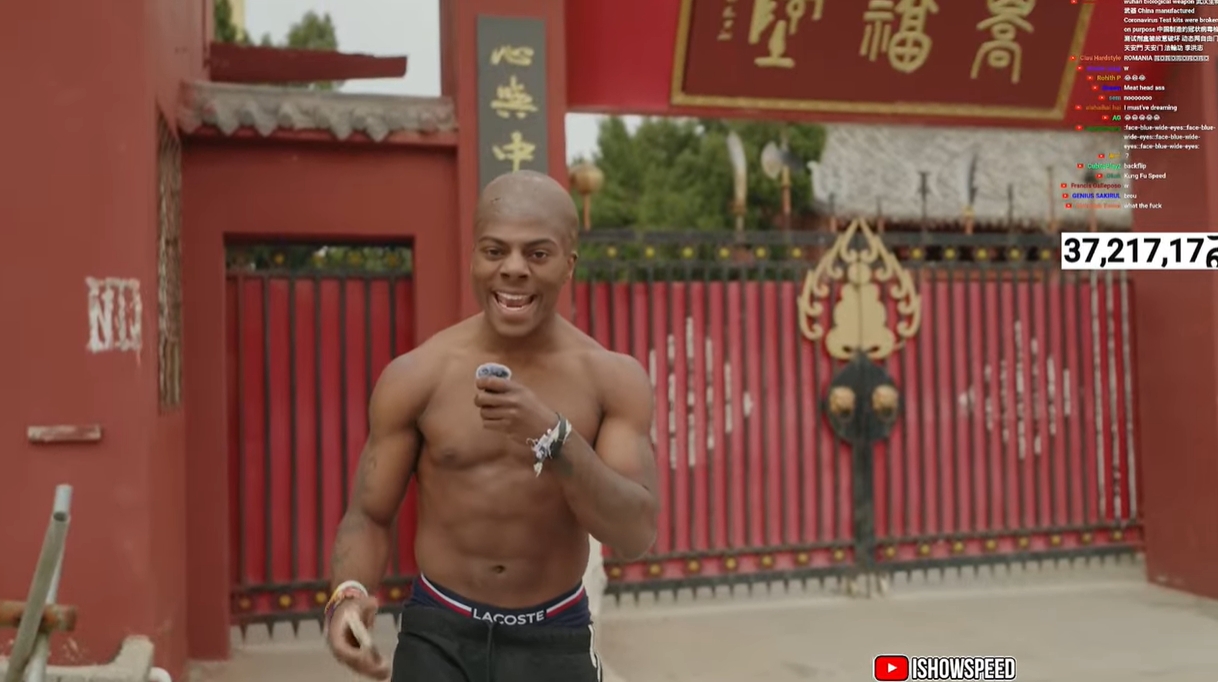  光頭造型！Speed中國(guó)行來到鄭州少林寺，上香拜佛學(xué)功夫