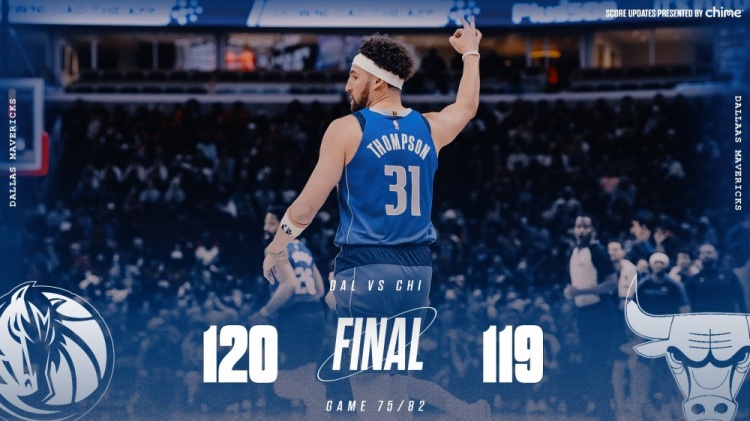  險勝公牛！獨行俠官方曬贏球海報 克萊成為封面人物